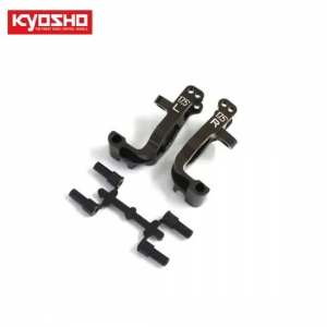 KYIFW474B Al Front Hub Carrier Set(L,R/17.5ﾟ/Gunme Metallic)