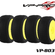 VP803G-M4-RYX2 한대분 할인특가!!(1:8 버기 타이어+휠)경기용 VP-803G Striker Evo M4 RY 1/8 Buggy Rubber Tyre[glued] 4개포함 - 본딩완료