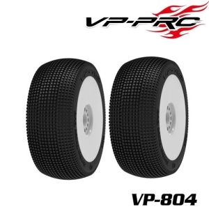VP-804U-M4-RW (1:8 버기 타이어+휠)경기용 VP-804U Turbo Trax Evo M4 RW Rubber Tyre 한봉지 2개포함 - 본딩필요