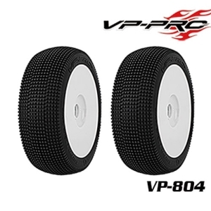 VP804G-M4-RW (1:8 버기 타이어+휠)경기용 VP-804G Turbo Trax Evo M4 RW Rubber Tyre[glued] 한봉지 2개포함  - 본딩완료