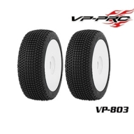 VP803G-M4-RW (1:8 버기 타이어+휠)경기용 VP-803G Striker Evo M4 RW 1/8 Buggy Rubber Tyre[glued] 한봉지 2개포함 - 본딩완료
