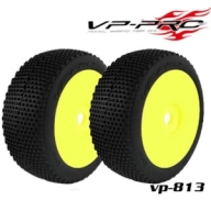 VP813G-M4-RY (1:8 버기 타이어+휠)경기용 VP-813G Gripz Evo M4 RY Rubber Tyre[glued] 한봉지 2개포함 - 본딩완료