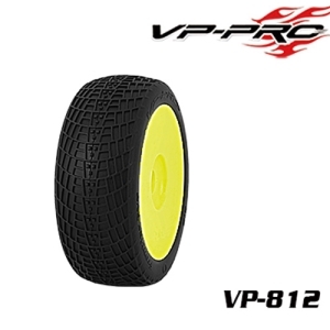 VP812G-M2-RY (1:8 버기 타이어+휠)경기용 VP-812 Frontier Evo M2 RY Rubber Tyre[glued] 한봉지 2개포함 - 본딩완료
