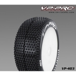 VP403U-RW-D-UF (1:10 버기용 타이어+휠)Striker Evo1/10 4WD Elec. Offroad Buggy Rear Rubber Tyre Unglued[Durango White dish rim] Soft Flexx 한봉지 2개 포함