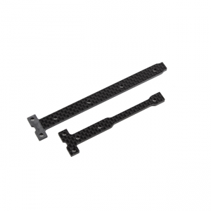 92365 RC10B74.2 FT Carbon Fiber Stiff Chassis Brace Support Set, 2.5mm