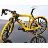 DTSM09006C (스케일 악세서리) RC Model 1:8 Decoration Bike 20x12cm (Yellow)