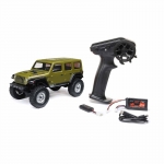 AXI00002V3T4 AXIAL 1/24 SCX24 Jeep Wrangler JLU 4X4 Rock Crawler Brushed RTR, Green