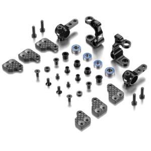 320904 (XB2-24) Alu Steering Blocks & C-hubs with Backstop - Set