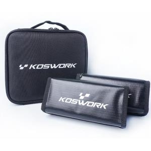 KOS32421 260x230x95mm Hard Frame Battery Bag (포함: 2pcs Battery Safety Bags)