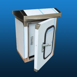 SS304 이중도어 방수함 OU403530 하이박스 400(W)*350(H)*300(D) 화신 전기박스 분전함  주문품