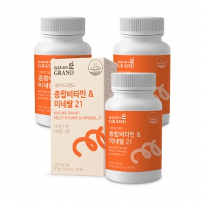 네이처그랜드 종합비타민&미네랄21 90정 3박스