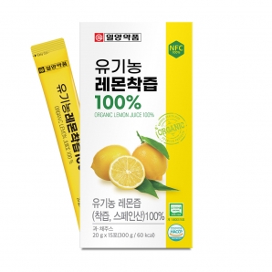 일양약품 유기농 레몬착즙 100% 15포