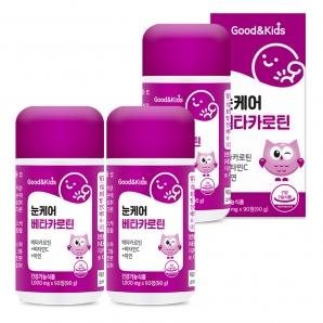 내츄럴플러스 굿앤키즈 눈케어 베타카로틴 90정 3박스
