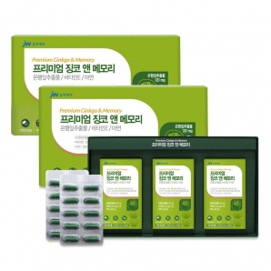 jw중외제약 프리미엄 징코 앤 메모리 90캡슐 2박스