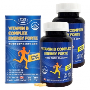 에버그린 비타민B 컴플렉스 에너지 포르테 90캡슐 2박스