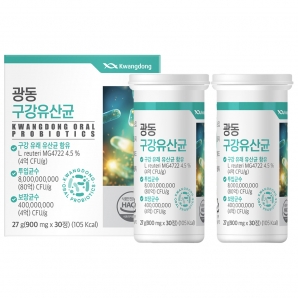 광동 구강유산균 30정 2박스