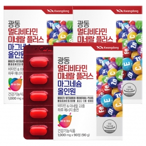 광동 멀티비타민미네랄 플러스 마그네슘 올인원 90정 3박스