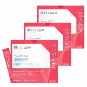 종근당 벤비티 엘라스틴 저분자 피쉬콜라겐 60포 3박스