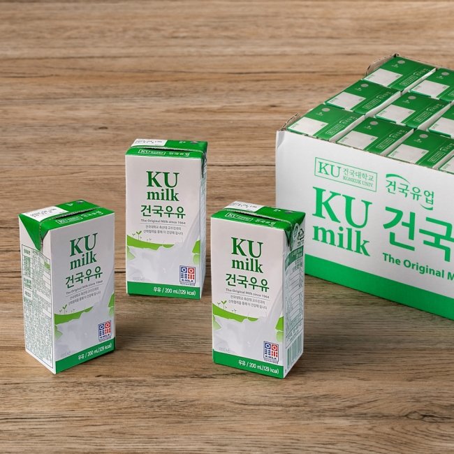 건국 멸균우유 200mL 24팩