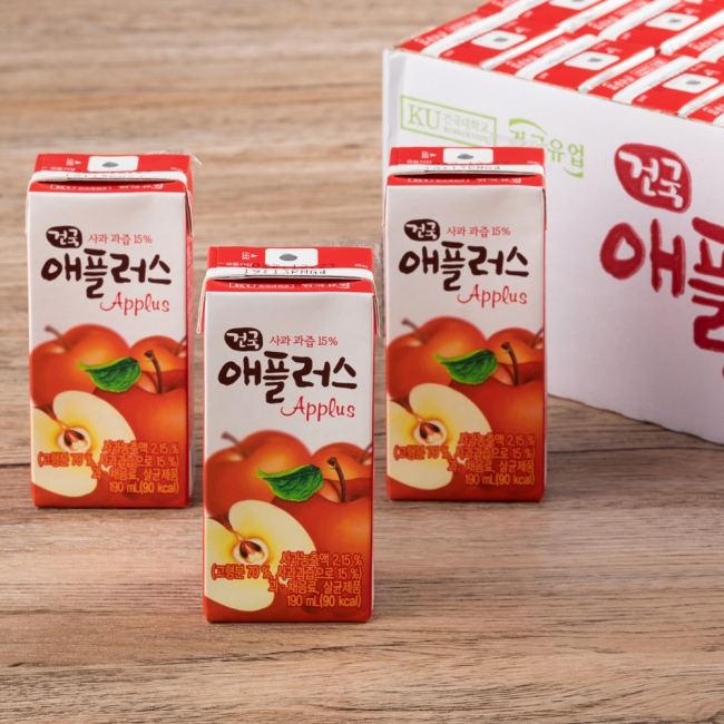 건국 애플러스 190ml 24팩