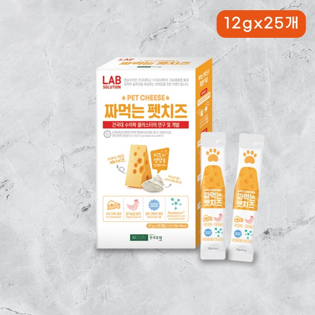 짜먹는 펫치즈 1박스(12g x 25개입)