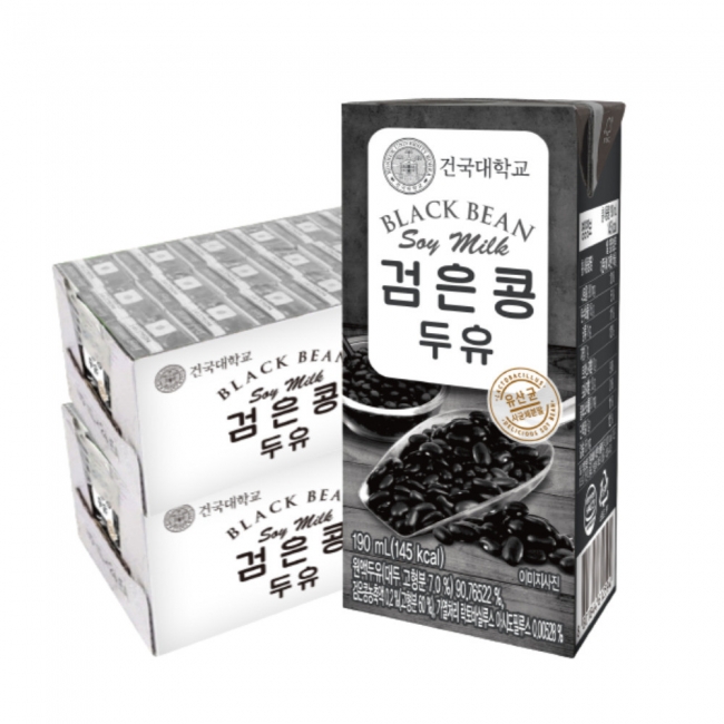 건국대학교 검은콩 두유 190ml x 48팩