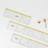유니크 컬러 패치워크 시접자 15cm / 30cm / 50cm