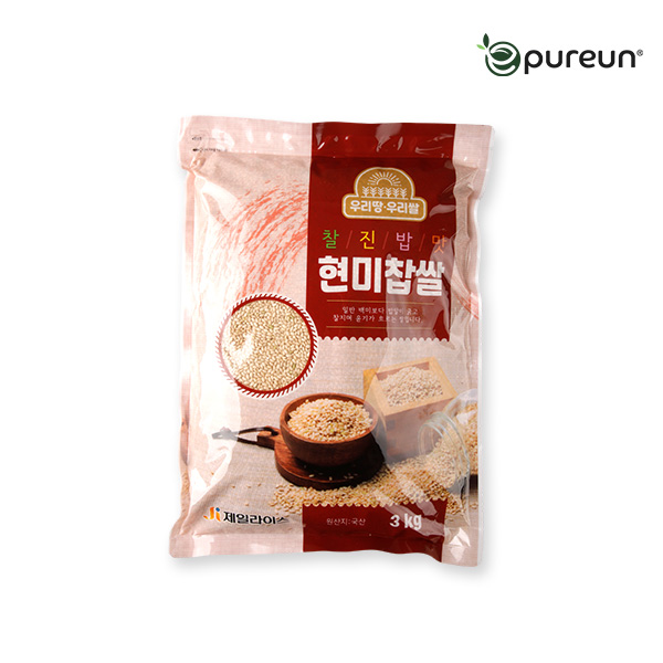 국산 현미찹쌀 3kg