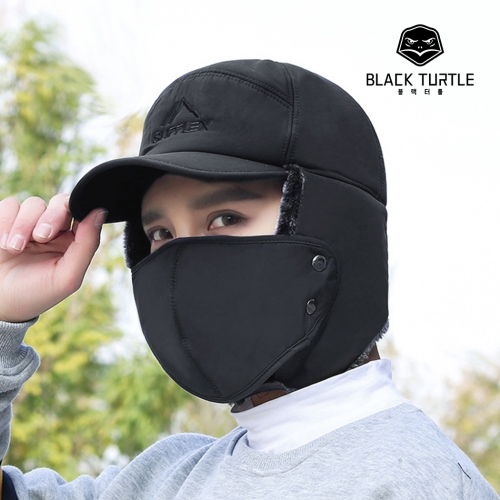 안추 방한모자 마스크 윈터 군밤모자 겨울모자 패딩 챙모자 귀달이