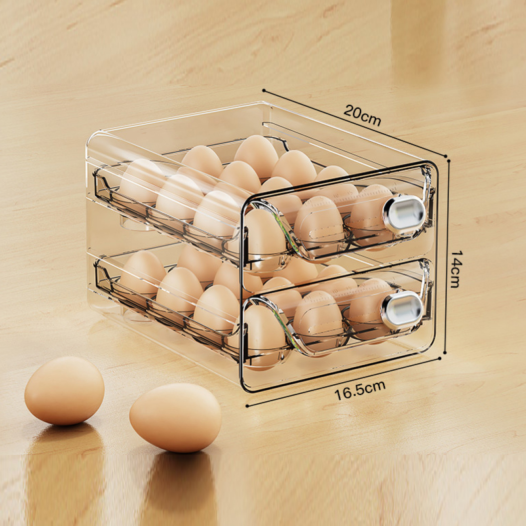 투명 서랍식 계란보관함 계란트레이 계란정리함