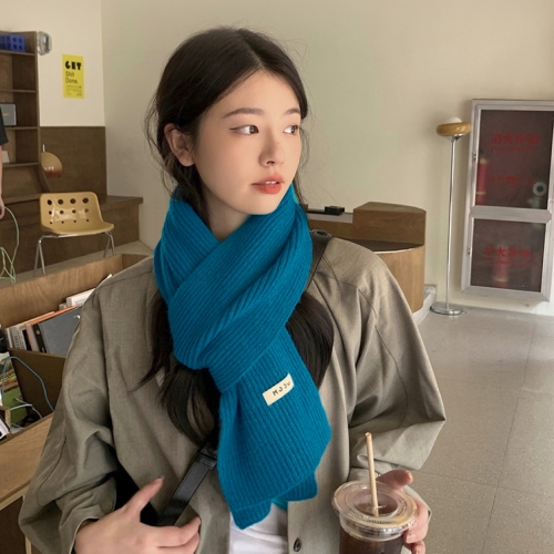 데일리 골지 여성 겨울 목도리 부드러운 니트 목도리