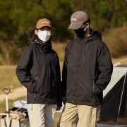 마스킹 쉘 후드 바람막이 남녀공용 아웃도어 간절기 자켓 점퍼