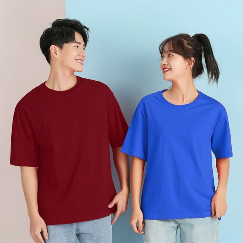 남녀공용 클래식 코튼 무지 라운드 반팔 티셔츠 100%면 반팔티(땡처리)