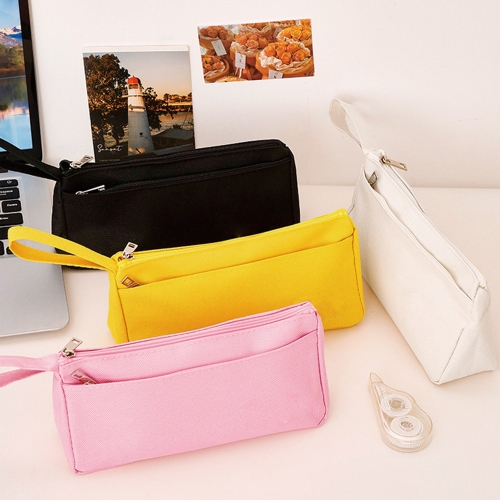 투슬롯 심플 필통 연필통 연필파우치 다용도파우치