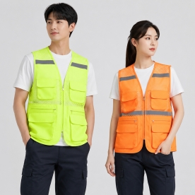 안전조끼 여름 망사 작업용조끼 배달 노가다 단체복 현장조끼