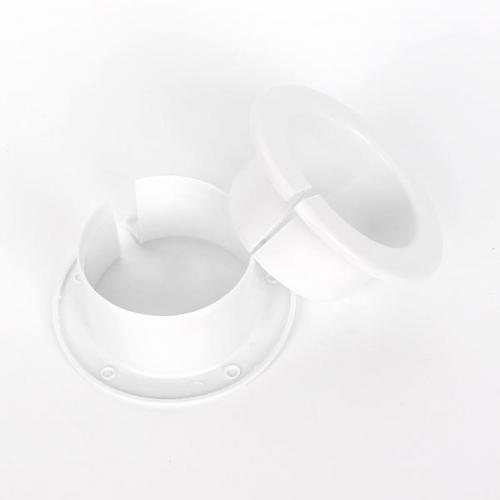 [2781] 원형 구멍마개(타공캡-백색) 65A 부씽