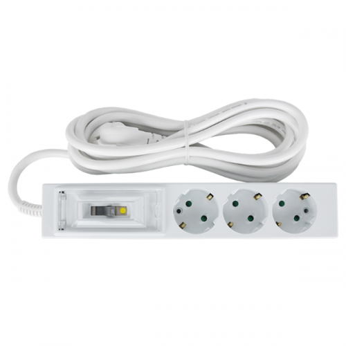 [10099](신성전기) 멀티코드 고용량(누전) 3구 (3호) 3M 16A KC