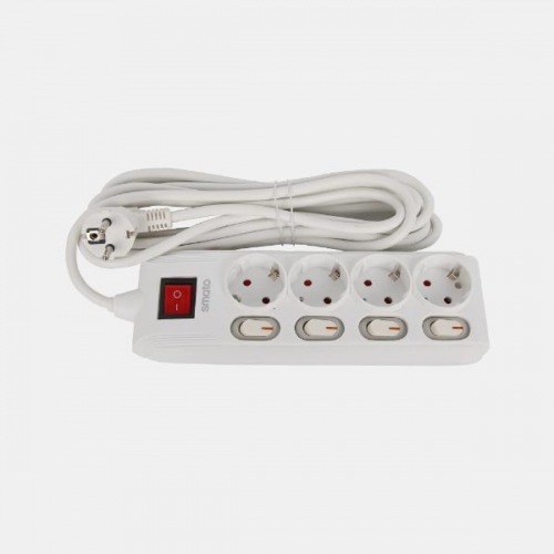 [10090](스마토) 멀티탭(개별차단스위치) SM M4-05E(4구5호) 4.5M