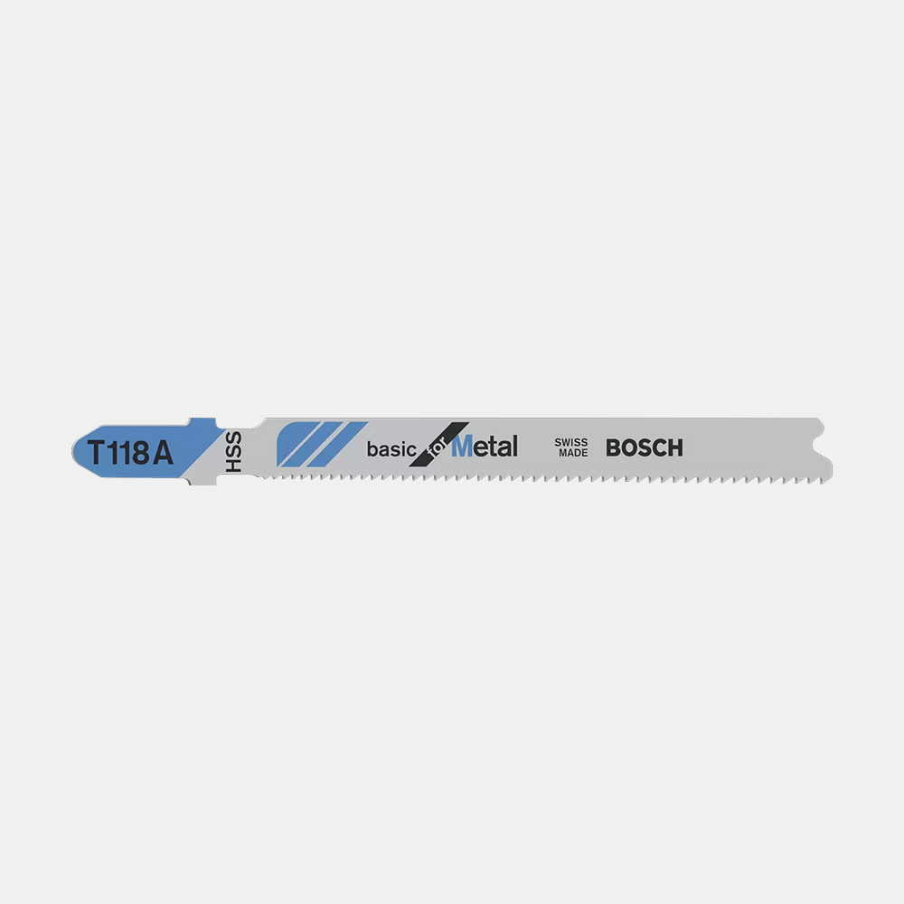 [1075] (보쉬) BOSCH 직소날 1판=5개 T118A 67mm 철재용:1.1~1.5mm