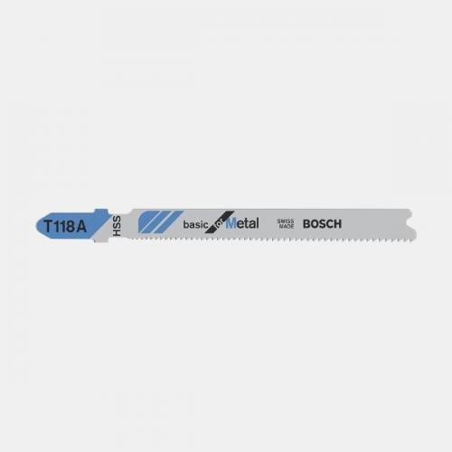 [1075] (보쉬) BOSCH 직소날 1판=5개 T118A 67mm 철재용:1.1~1.5mm