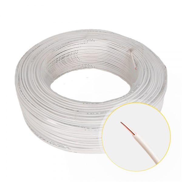 [10726]접지선(HIV) 4SQ-1C (백색) 100M