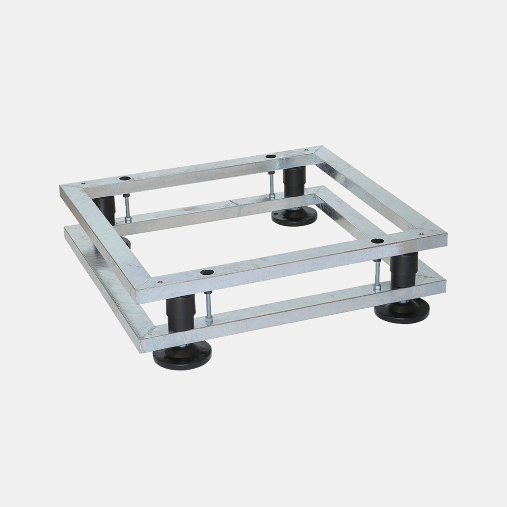 [4002](*신제품*)삼성실외기다이 1팬전용：방진타입*용융도금★발판포함★