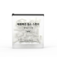 [테스모전용관]에어컨 매립배관 청소용 스펀지 13mm 1봉(100pcs),12.7배관용