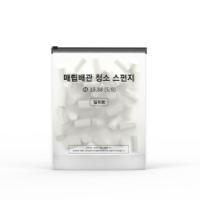 [테스모전용관]에어컨 매립배관 청소용 스펀지 17mm 1봉(100pcs),15.88배관용