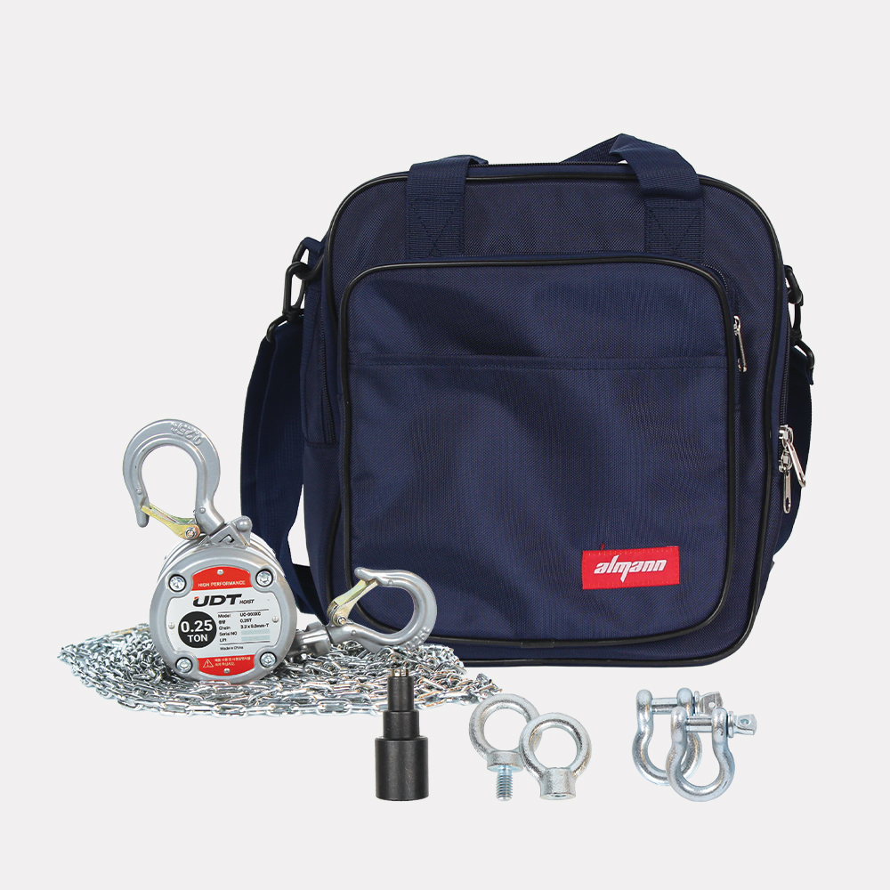 [5014] UDT 체인블록 0.25t 미니형 UC-003XC 세트