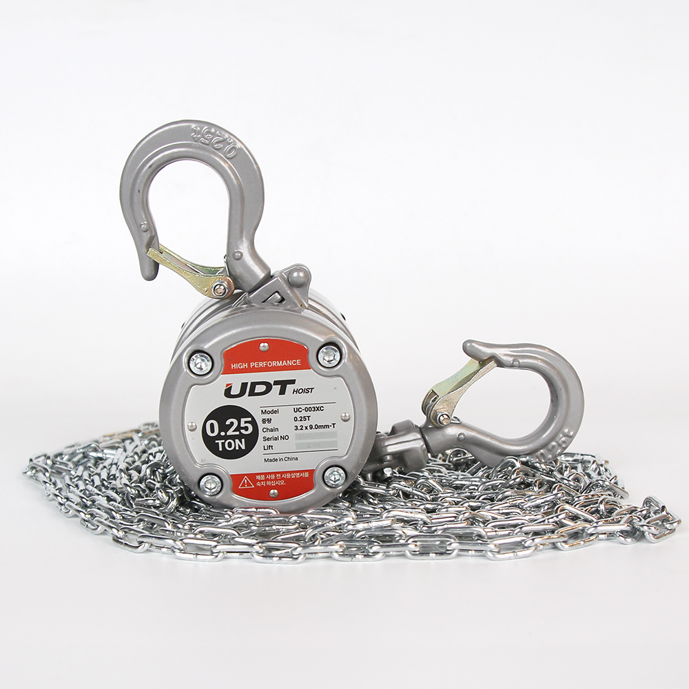 [3802] UDT 체인블록 0.25t 미니형 UC-003XC