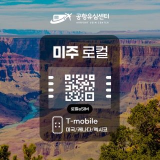 미국 T-Mobile 로컬 eSIM / 미국,캐나다,멕시코