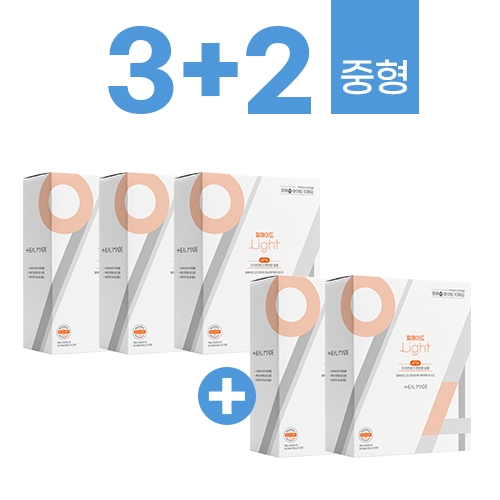 ★3+2증정(총50매)★[힐메이드] KF94 라이트 성인용 중형 화이트(새부리형)
