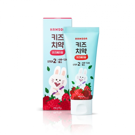 함소아 키즈 치약 (라즈베리향) 60g