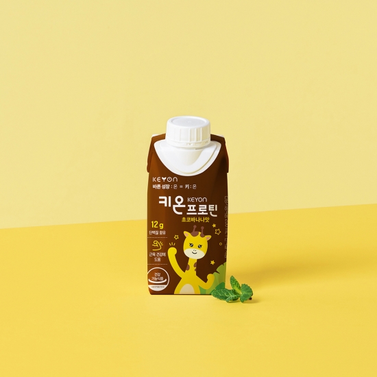 함소아 키온 KEYON 프로틴초코바나나맛 200 ml x 18팩[합배송 불가, 단독배송 품목]